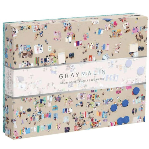 Gray Malin The Beach Double-Sided 500 Piece Jigsaw Puzzle - Home & Gift