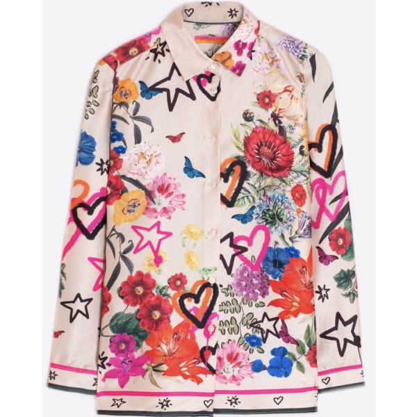 irina botanic graffiti blouse - Clothing & Accessories