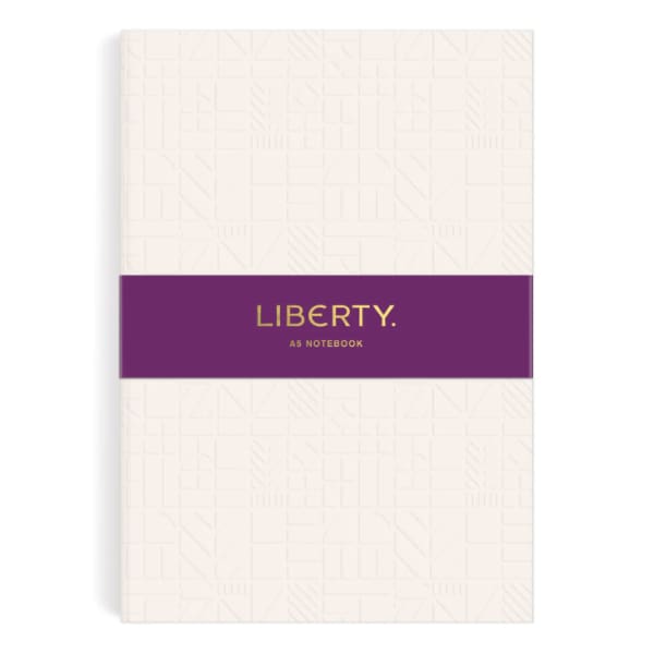 Liberty Cream Tudor A5 Embossed Journal - Home & Gift
