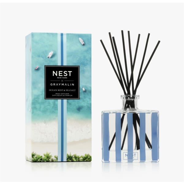 NEST New York x Gray Malin Ocean Mist & Sea Salt Reed Diffuser - Home & Gift
